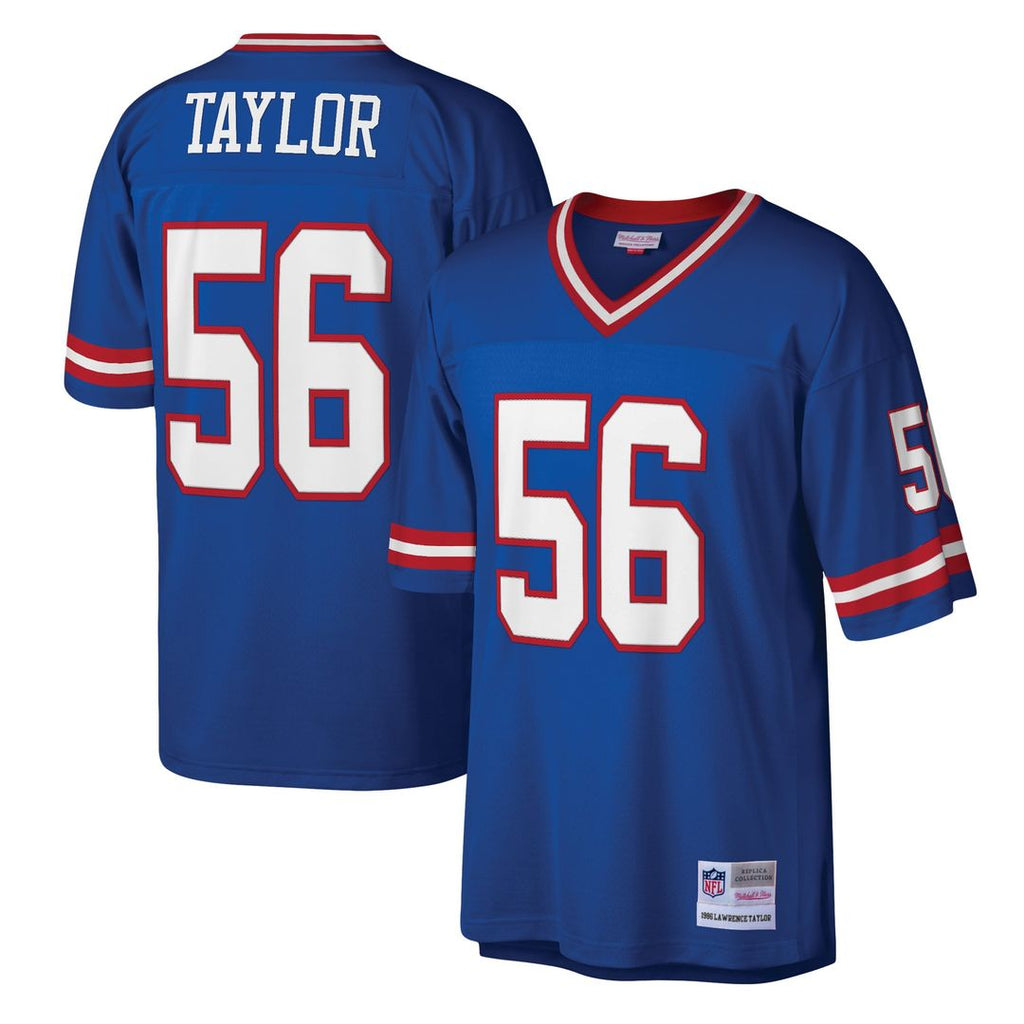 New York Giants Lawrence Taylor Royal Legacy Replica Jersey product image 1, provided for visual reference and product