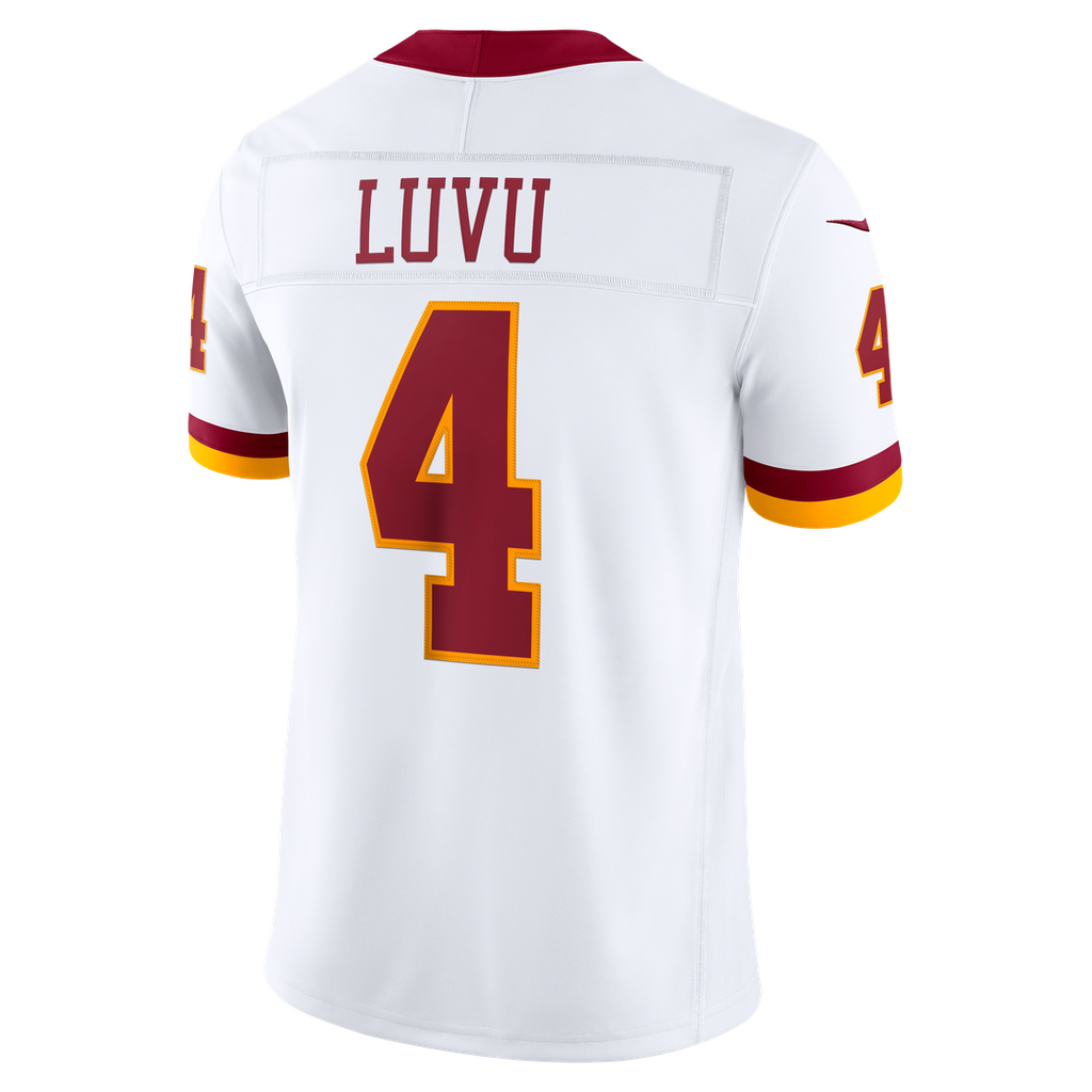 Washington Commanders Frankie Luvu White Vapor F.U.S.E. Stitched Limited Jersey product image 3, provided for visual