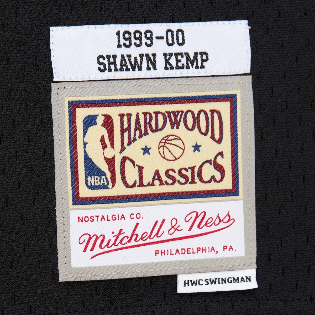 Shawn Kemp Cleveland Cavaliers 1999 Swingman Jersey product image 5, provided for visual reference and product detail review