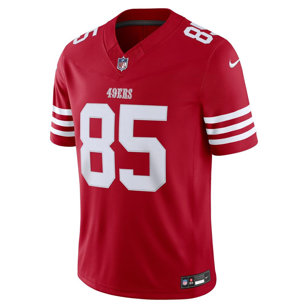 San Francisco 49ers George Kittle White Alternate Vapor F.U.S.E. Stitched Limited Jersey product image 8, provided for