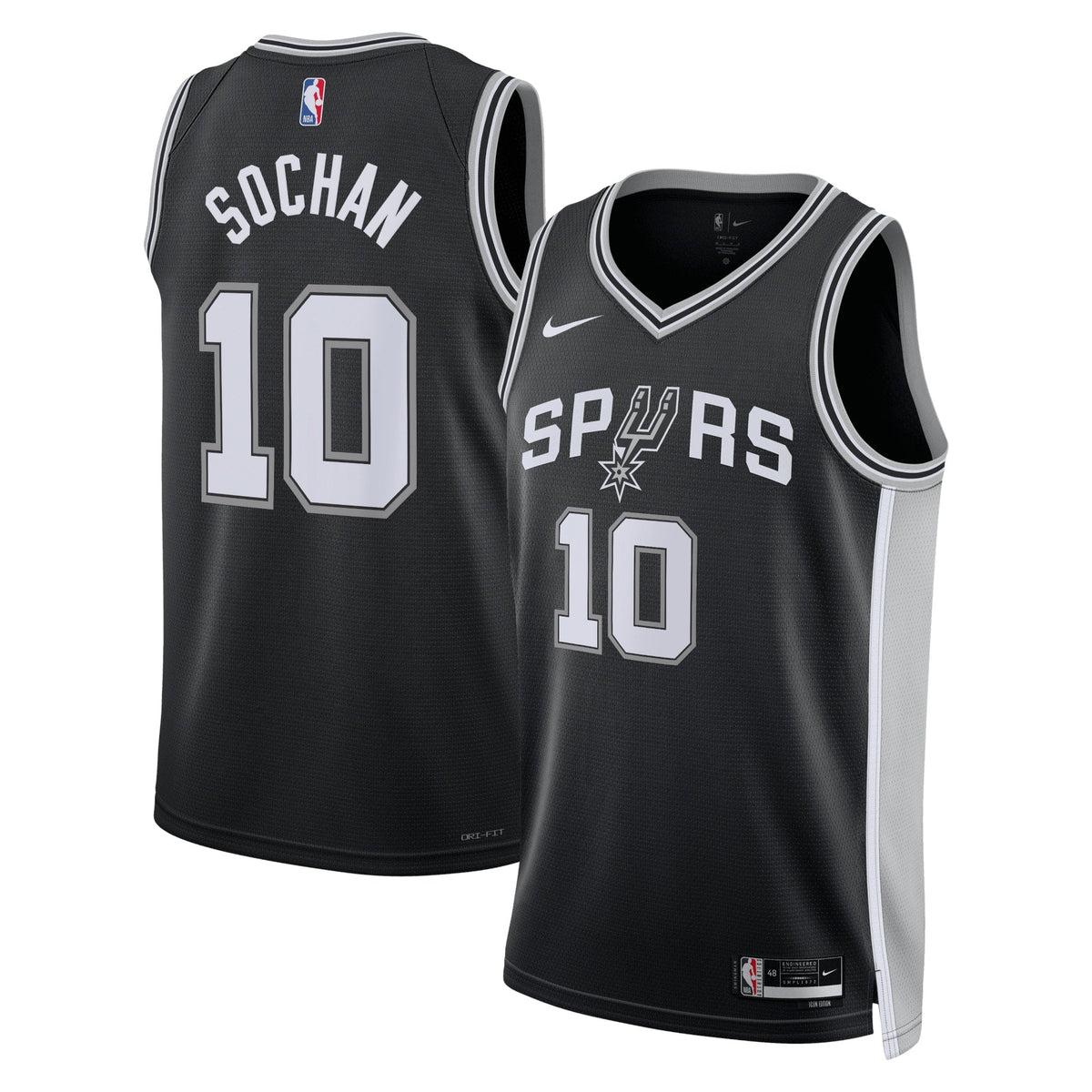 San Antonio Spurs Nike Icon Edition Swingman Jersey - Black product image 1