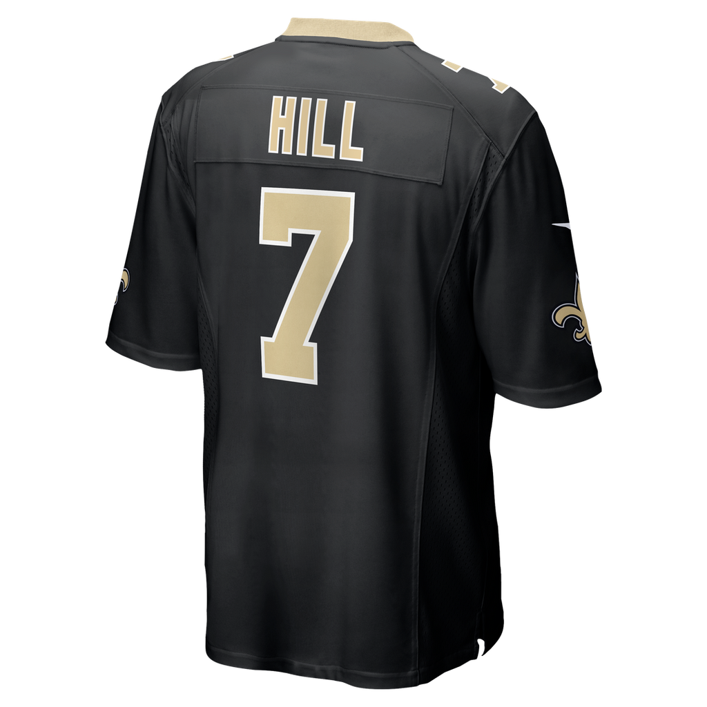 New Orleans Saints Taysom Hill Black Game Jersey product image 11, provided for visual reference and product detail review