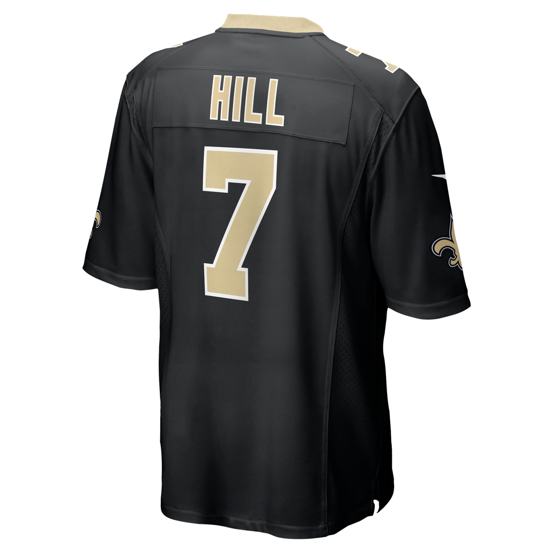 New Orleans Saints Taysom Hill Black Game Jersey product image 11, provided for visual reference and product detail review