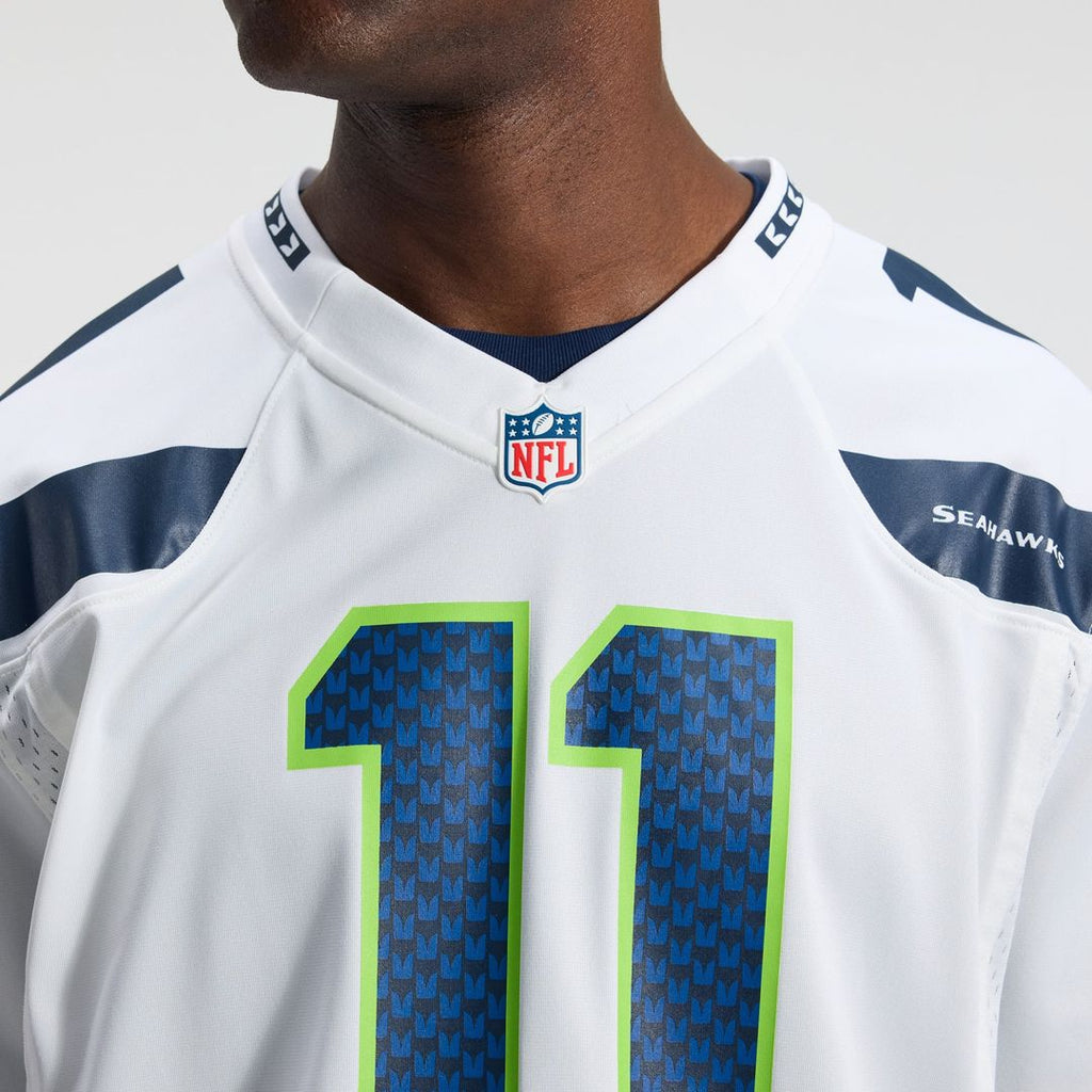 Seattle Seahawks Jaxon Smith-Njigba White Game Jersey product image 6, provided for visual reference and product detail