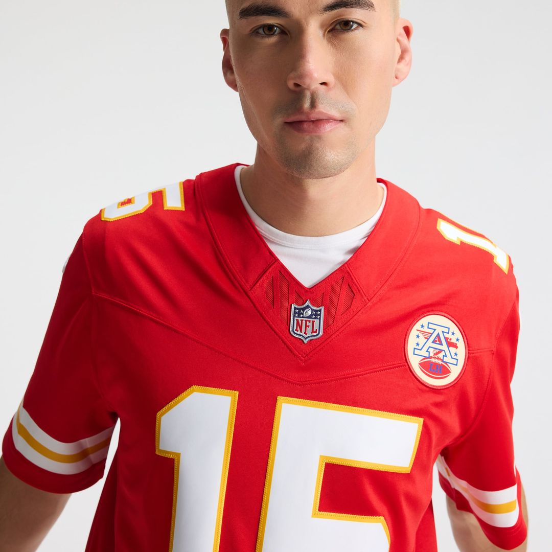 Kansas City Chiefs Patrick Mahomes White Vapor F.U.S.E. Stitched Limited Jersey product image 15, provided for visual