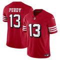 San Francisco 49ers Brock Purdy Scarlet Vapor F.U.S.E. Limited Jersey product image 1, provided for visual reference and