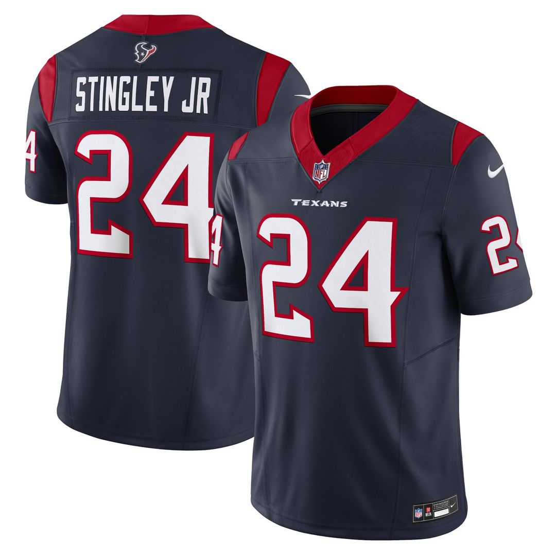 Houston Texans Derek Stingley Jr. Navy Vapor F.U.S.E. Limited Jersey product image 1, provided for visual reference and