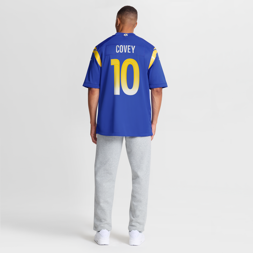 Los Angeles Rams Britain Covey Royal Team Game Jersey product image 8, provided for visual reference and product detail