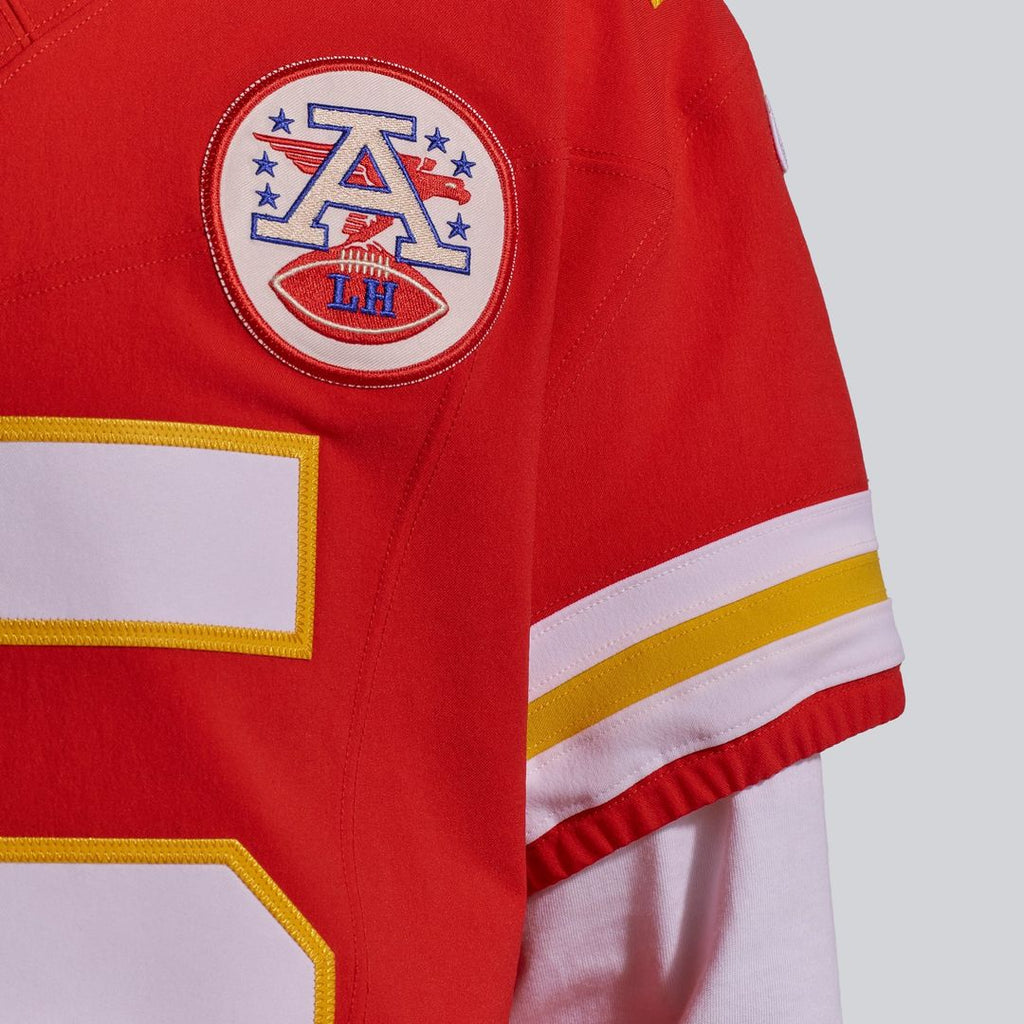 Kansas City Chiefs Patrick Mahomes Red Team Vapor F.U.S.E. Elite Jersey product image 13, provided for visual reference and