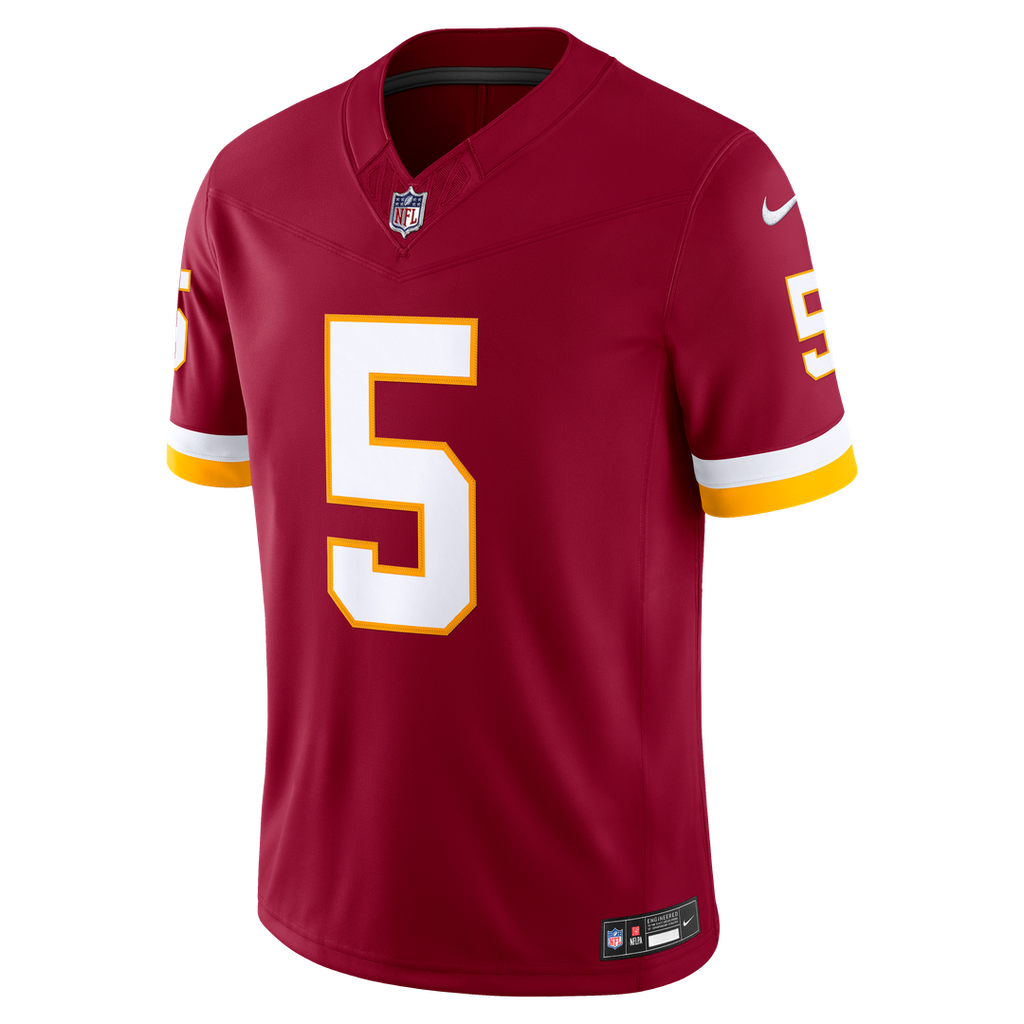 Washington Commanders Jayden Daniels Burgundy Team Vapor F.U.S.E. Stitched Limited Jersey product image 2, provided for