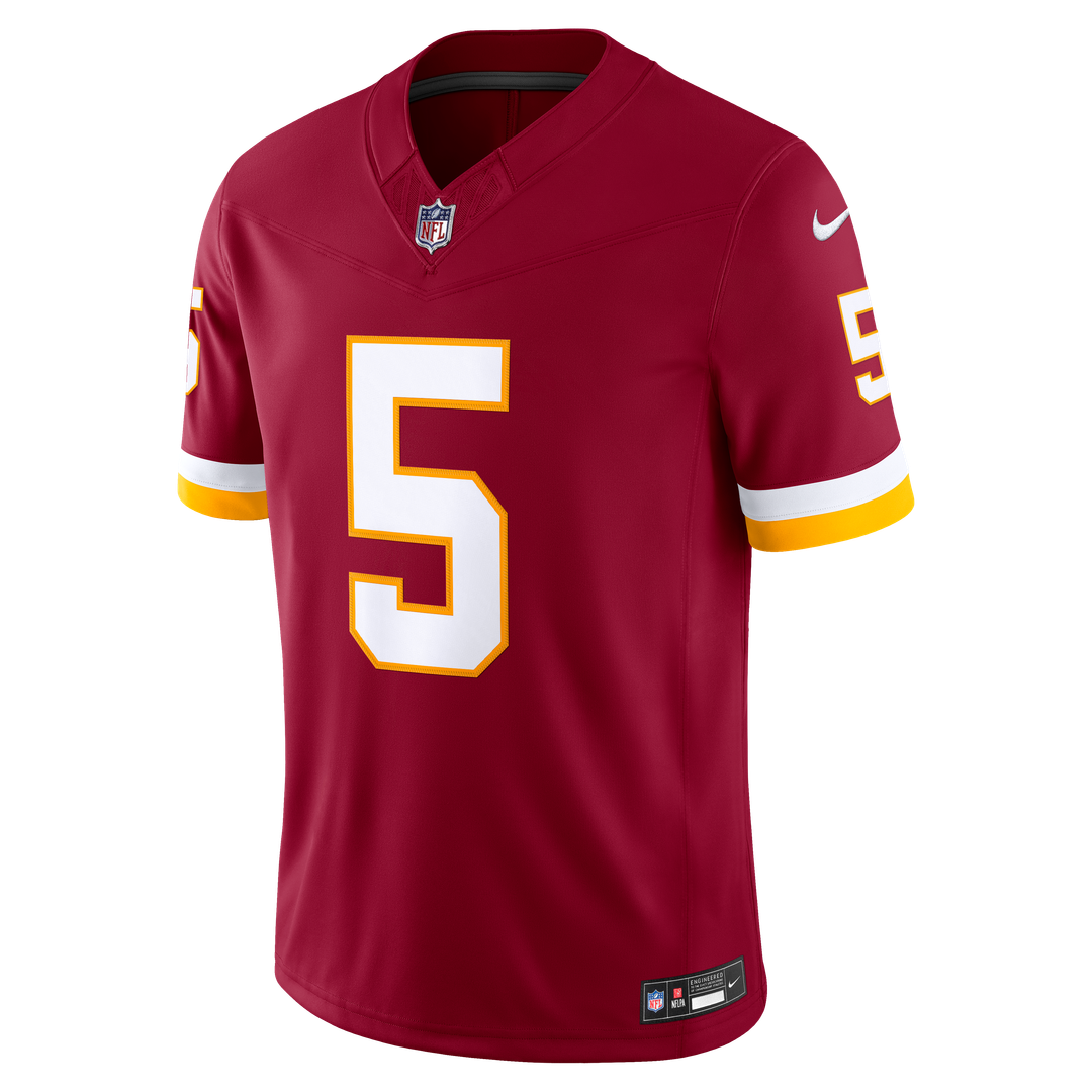 Washington Commanders Jayden Daniels Burgundy Team Vapor F.U.S.E. Stitched Limited Jersey product image 2, provided for