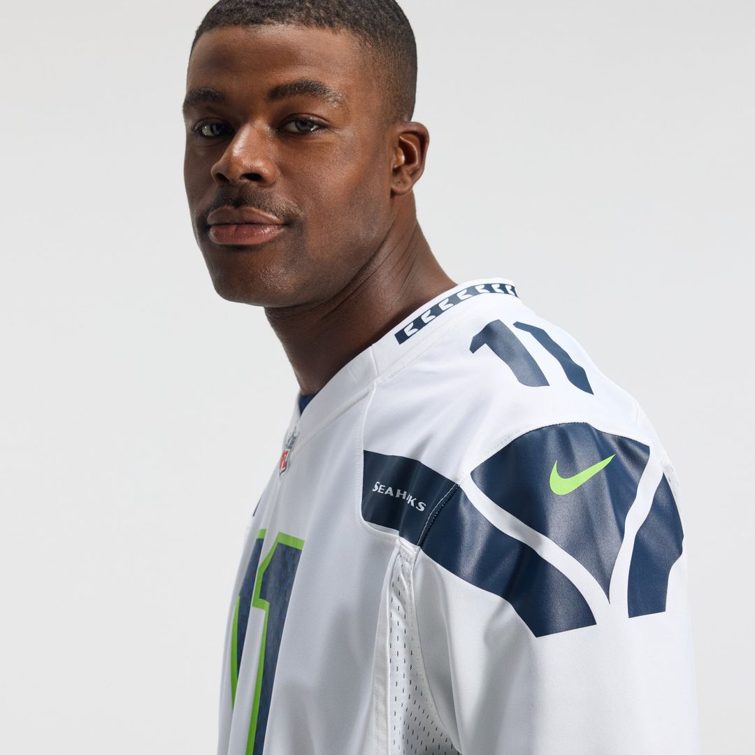 Seattle Seahawks Jaxon Smith-Njigba College Navy Game Jersey product image 22, provided for visual reference and product
