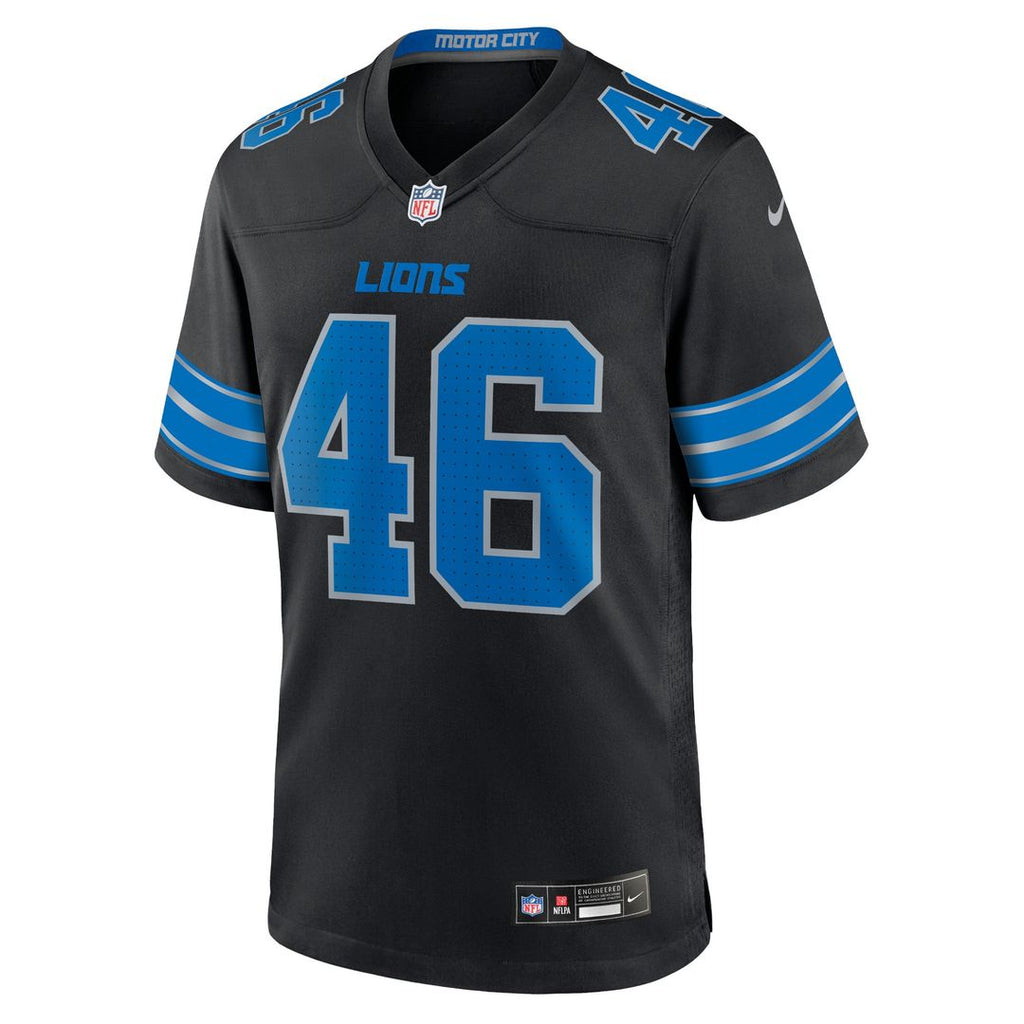 Detroit Lions Jack Campbell Blue Game Jersey product image 21, provided for visual reference and product detail review