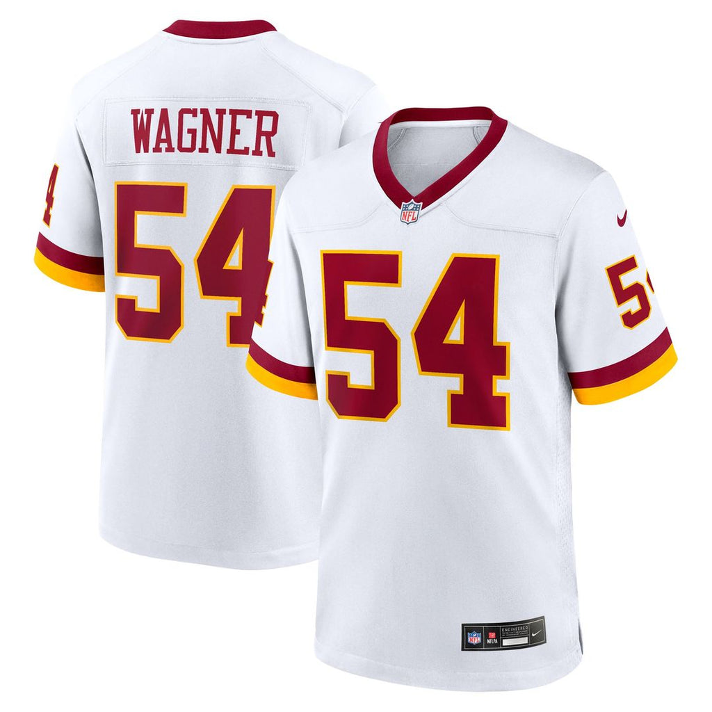 Washington Commanders Bobby Wagner White Game Super Bowl Era Jersey product image 1, provided for visual reference and