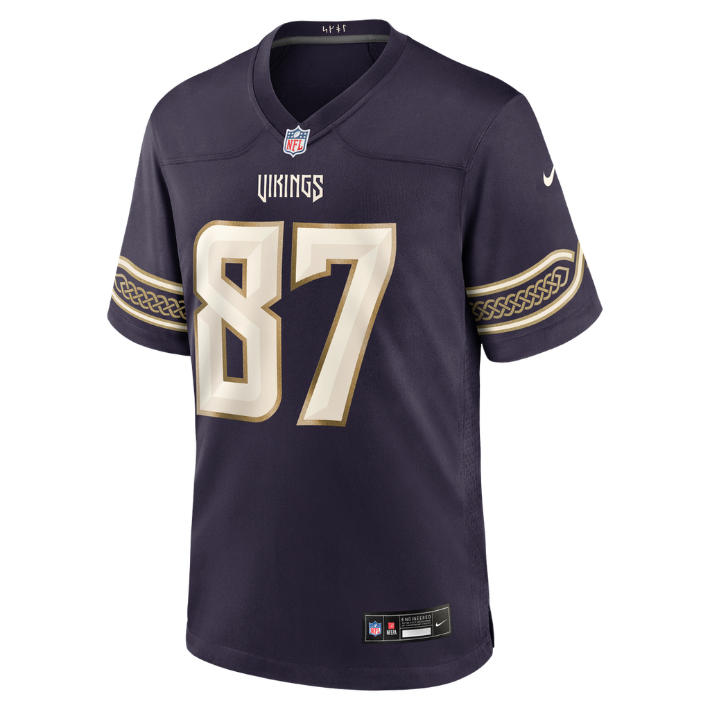 Minnesota Vikings T.J. Hockenson Purple 2026 Rivalries Collection Game Jersey product image 6, provided for visual reference