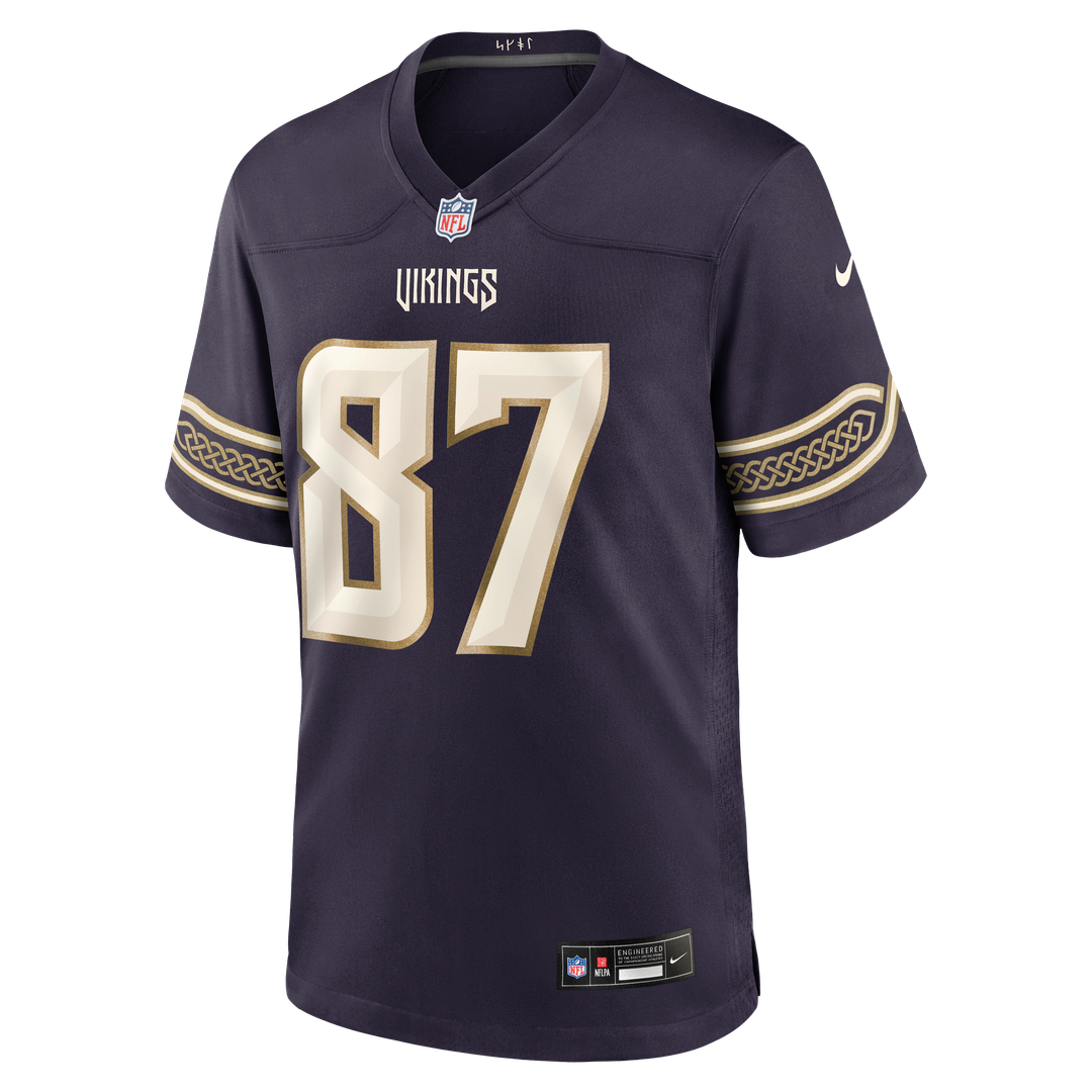 Minnesota Vikings T.J. Hockenson Purple 2026 Rivalries Collection Game Jersey product image 6, provided for visual reference
