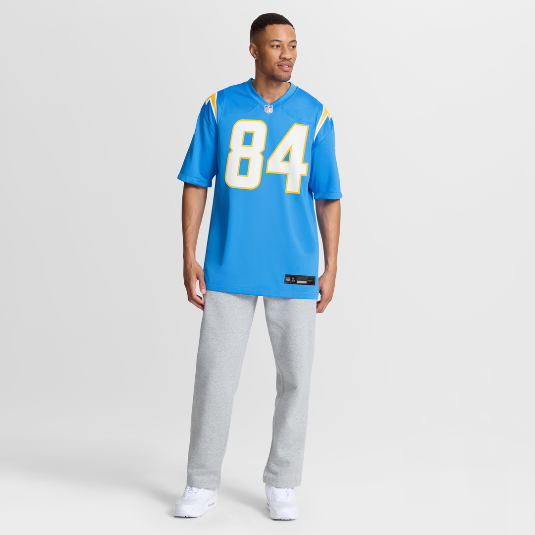 Los Angeles Chargers KeAndre Lambert-Smith Powder Blue Team Game Jersey product image 7, provided for visual reference and