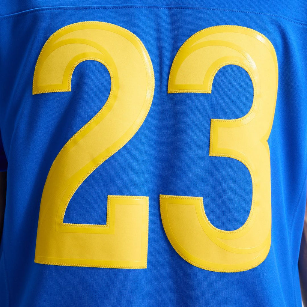 Los Angeles Rams Kyren Williams White Vapor F.U.S.E. Stitched Limited Jersey product image 28, provided for visual reference
