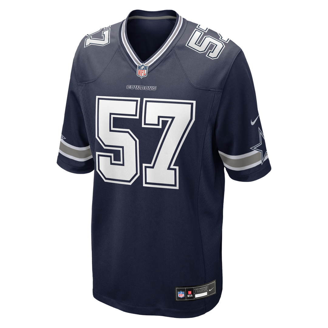 Dallas Cowboys Malachi Lawrence White Game Jersey product image 10, provided for visual reference and product detail review