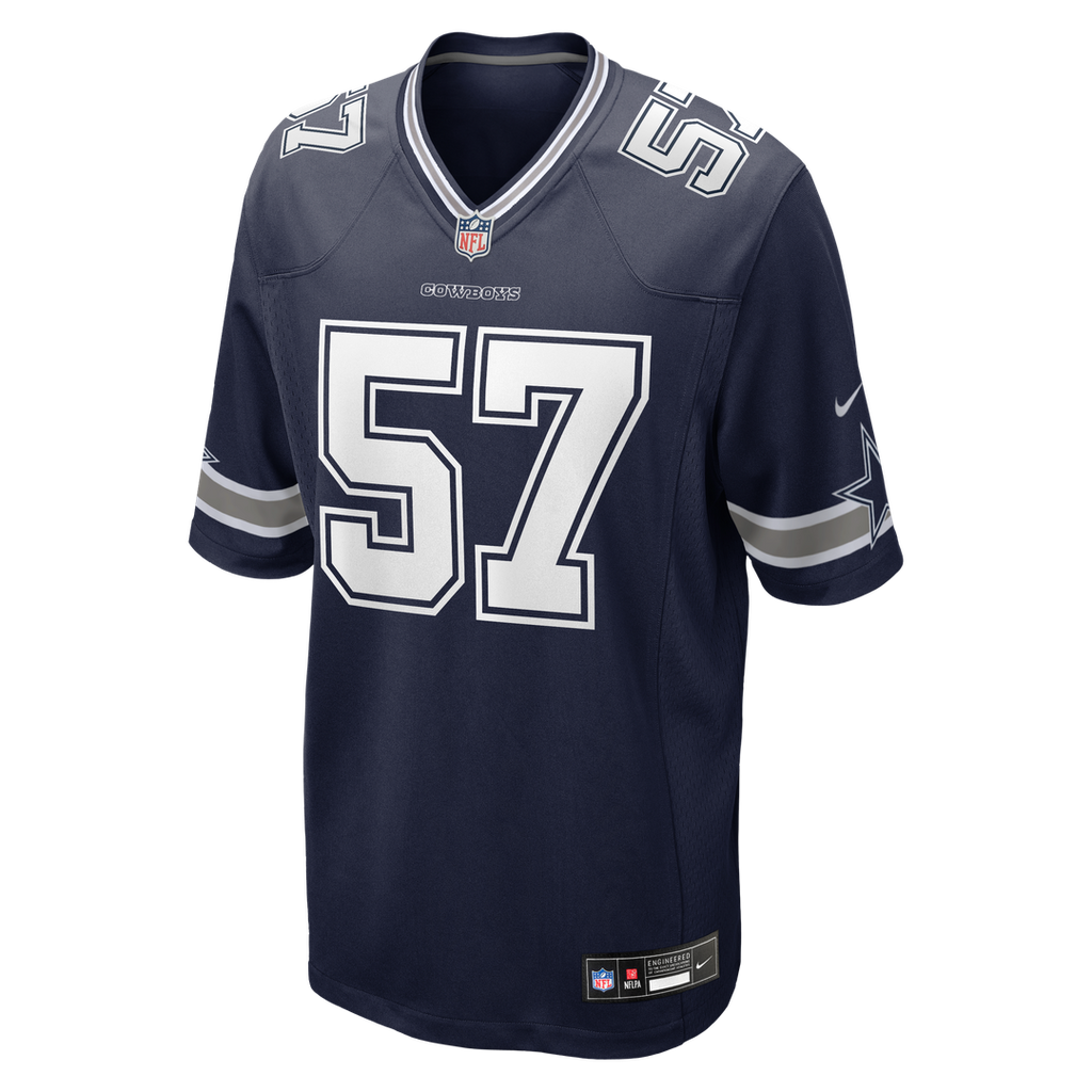 Dallas Cowboys Malachi Lawrence Navy Team Game Jersey product image 12, provided for visual reference and product detail
