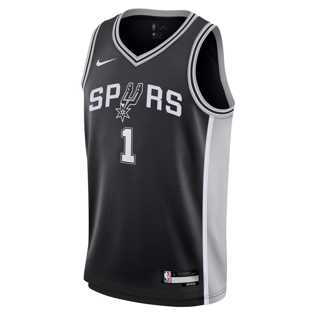 Victor Wembanyama San Antonio Spurs Swingman Icon Jersey - Youth product image 3, provided for visual reference and product