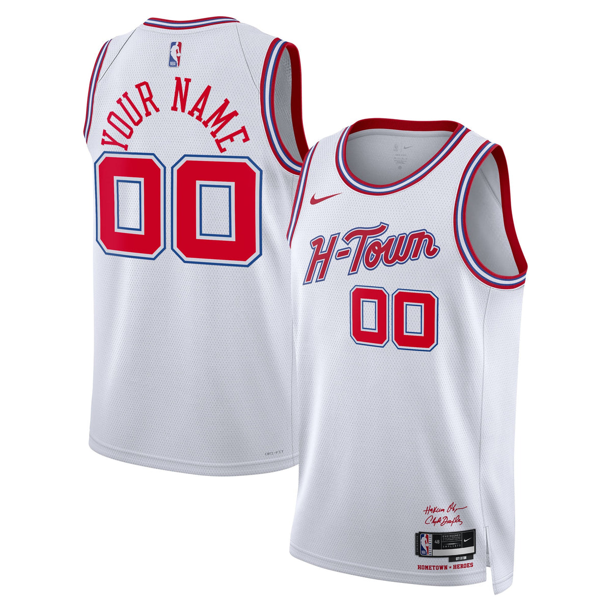 Houston Rockets 2025/26 City Edition Swingman Basketball Jersey - Custom - Unisex product image 1, provided for visual