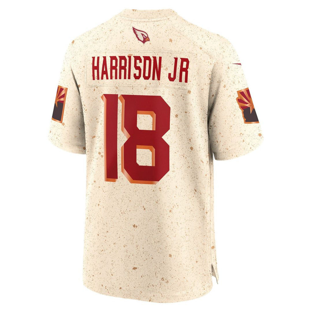 Arizona Cardinals Marvin Harrison Jr. Natural Rivalries Collection Game Jersey product image 3, provided for visual
