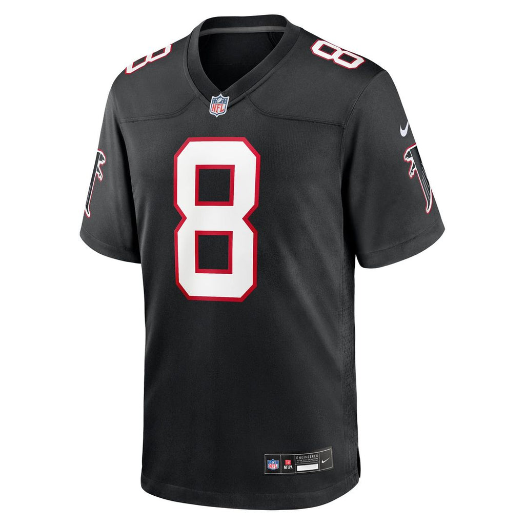 Atlanta Falcons Kyle Pitts Sr. Black Alternate Game Jersey product image 2, provided for visual reference and product detail