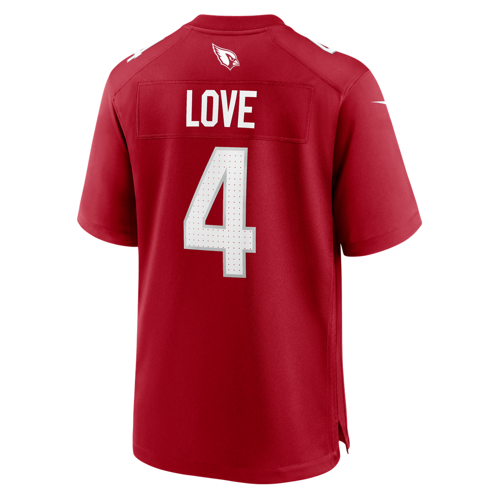 Arizona Cardinals Jeremiyah Love Black Alternate Game Player Jersey product image 20, provided for visual reference and