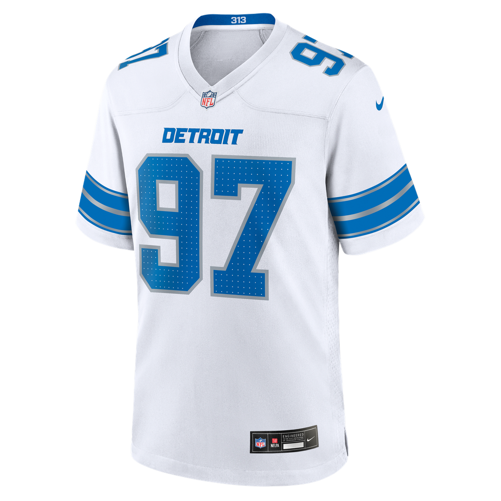 Detroit Lions Aidan Hutchinson Black 2nd Alternate Game Jersey product image 26, provided for visual reference and product