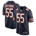 Chicago Bears Dayo Odeyingbo Navy Team Game Jersey product image 1, provided for visual reference and product detail review