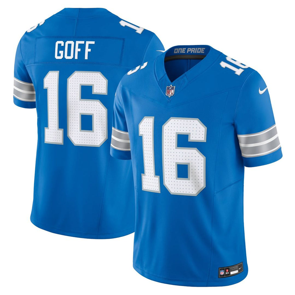 Detroit Lions Jared Goff Blue Vapor F.U.S.E. Limited Jersey product image 4, provided for visual reference and product