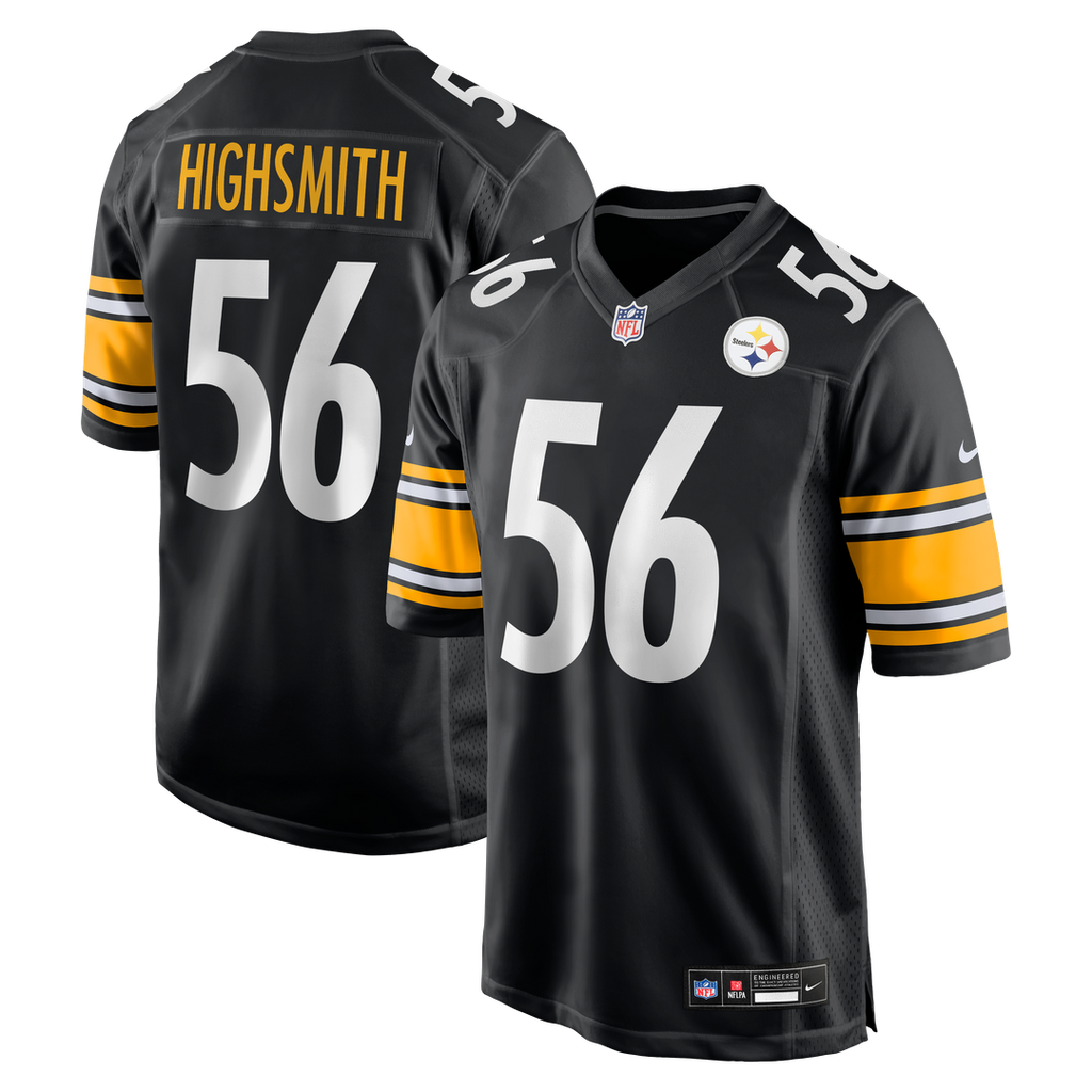 Pittsburgh Steelers Alex Highsmith Black Game Jersey product image 9, provided for visual reference and product detail review