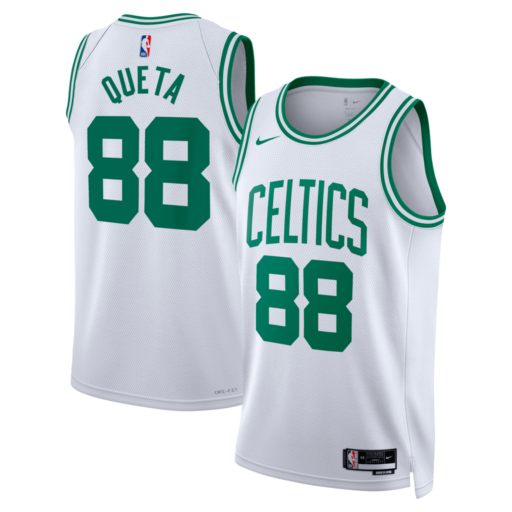 Neemias Queta Boston Celtics Association Edition Swingman Jersey - White - Unisex product image 2, provided for visual