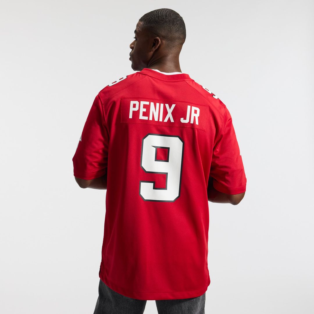 Atlanta Falcons Michael Penix Jr. White Game Jersey product image 23, provided for visual reference and product detail review