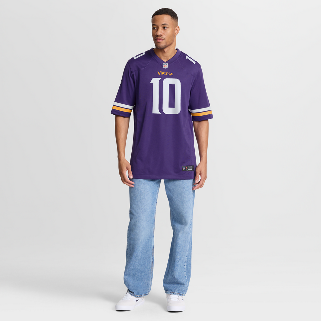 Minnesota Vikings Fran Tarkenton Purple Game Retired Player Jersey product image 7, provided for visual reference and