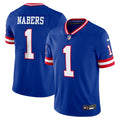 New York Giants Malik Nabers Royal Alternate 2 Legacy Vapor Untouchable Limited Jersey product image 1, provided for visual