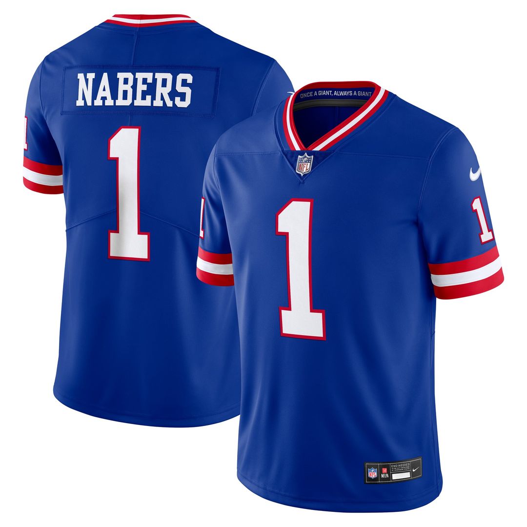 New York Giants Malik Nabers Royal Alternate 2 Legacy Vapor Untouchable Limited Jersey product image 1, provided for visual