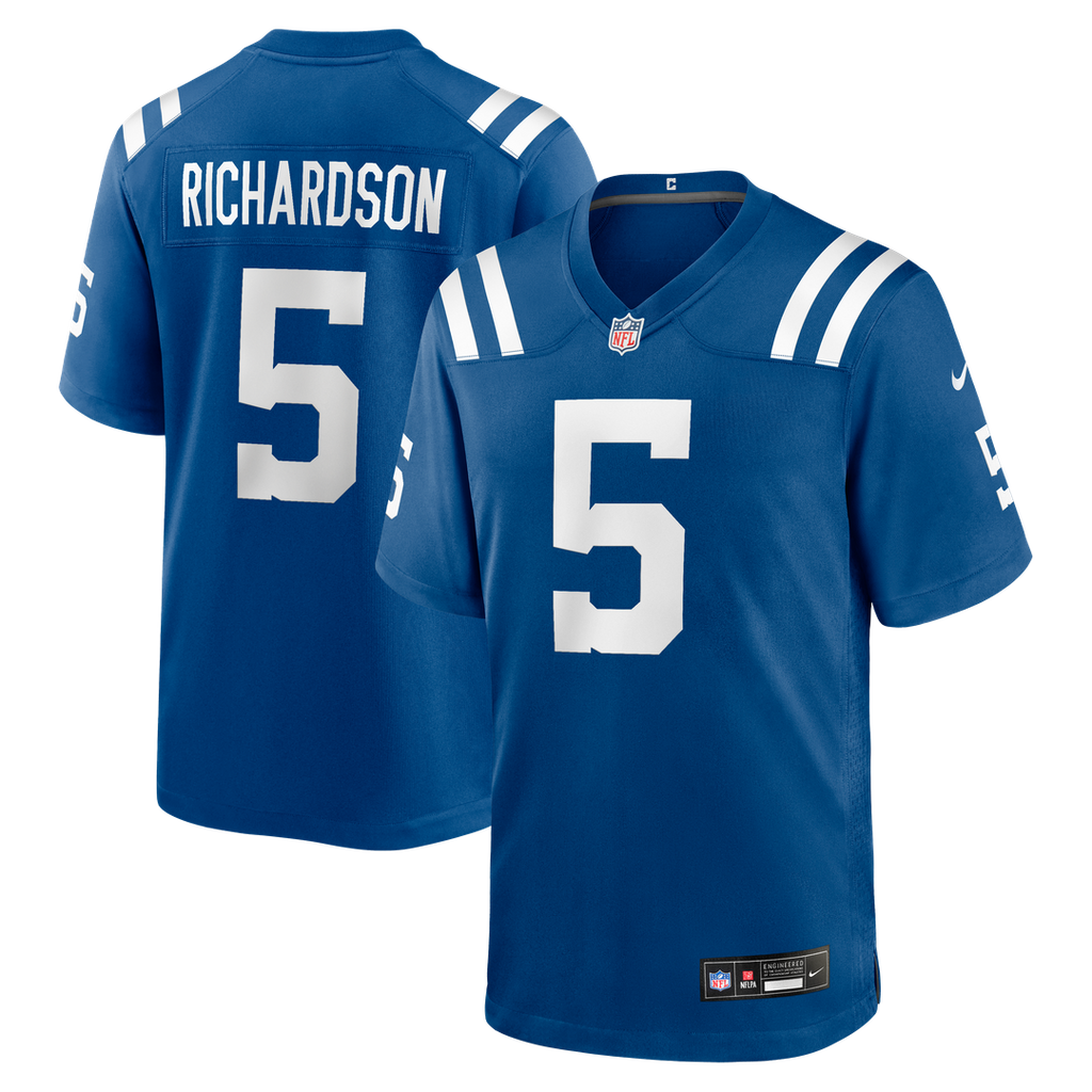 Indianapolis Colts Anthony Richardson Royal Game Jersey product image 9, provided for visual reference and product detail