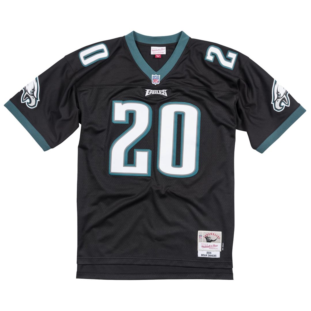 Philadelphia Eagles Brian Dawkins Black Legacy Replica Jersey product image 2, provided for visual reference and product
