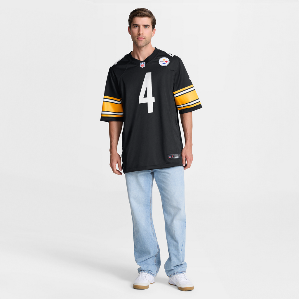 Pittsburgh Steelers DK Metcalf Black Game Player Jersey product image 7, provided for visual reference and product detail