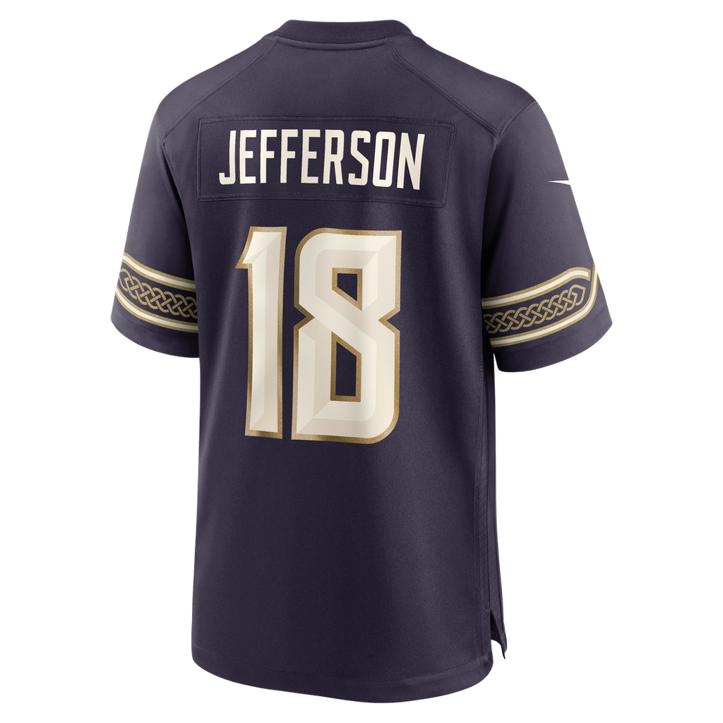 Minnesota Vikings Justin Jefferson Purple 2026 Rivalries Collection Game Jersey product image 7, provided for visual