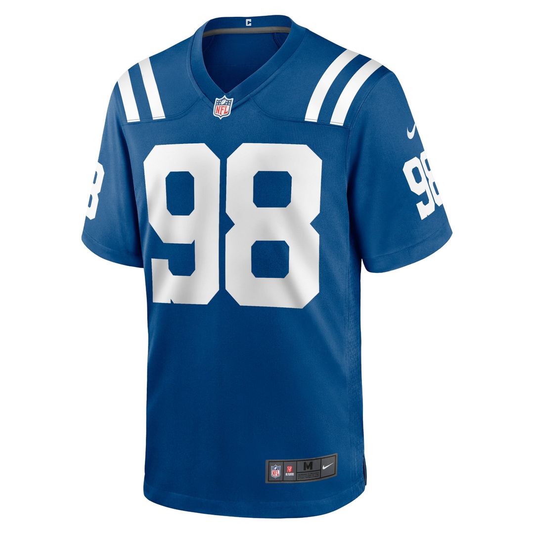 Indianapolis Colts Tony Siragusa Royal Game Retired Player Jersey product image 5, provided for visual reference and product