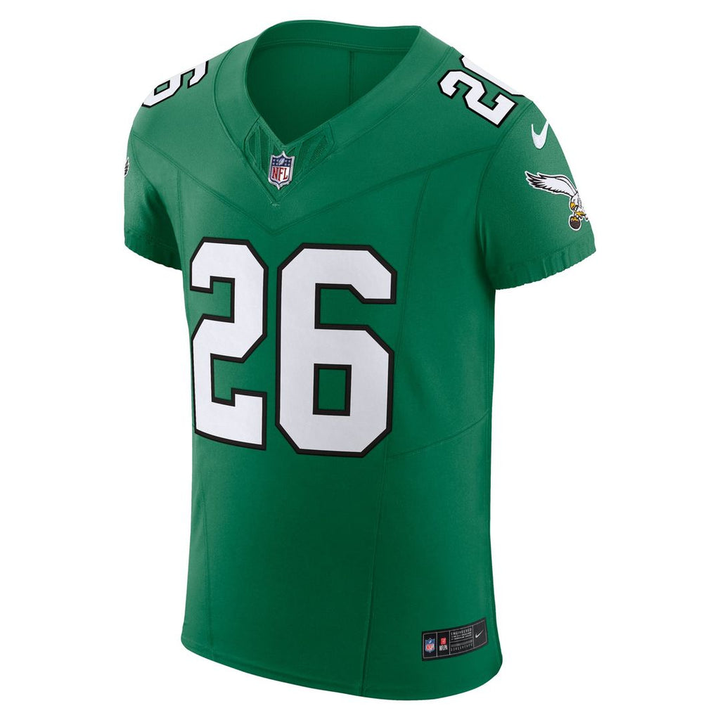 Philadelphia Eagles Saquon Barkley Black Alternate Vapor F.U.S.E. Elite Jersey product image 28, provided for visual