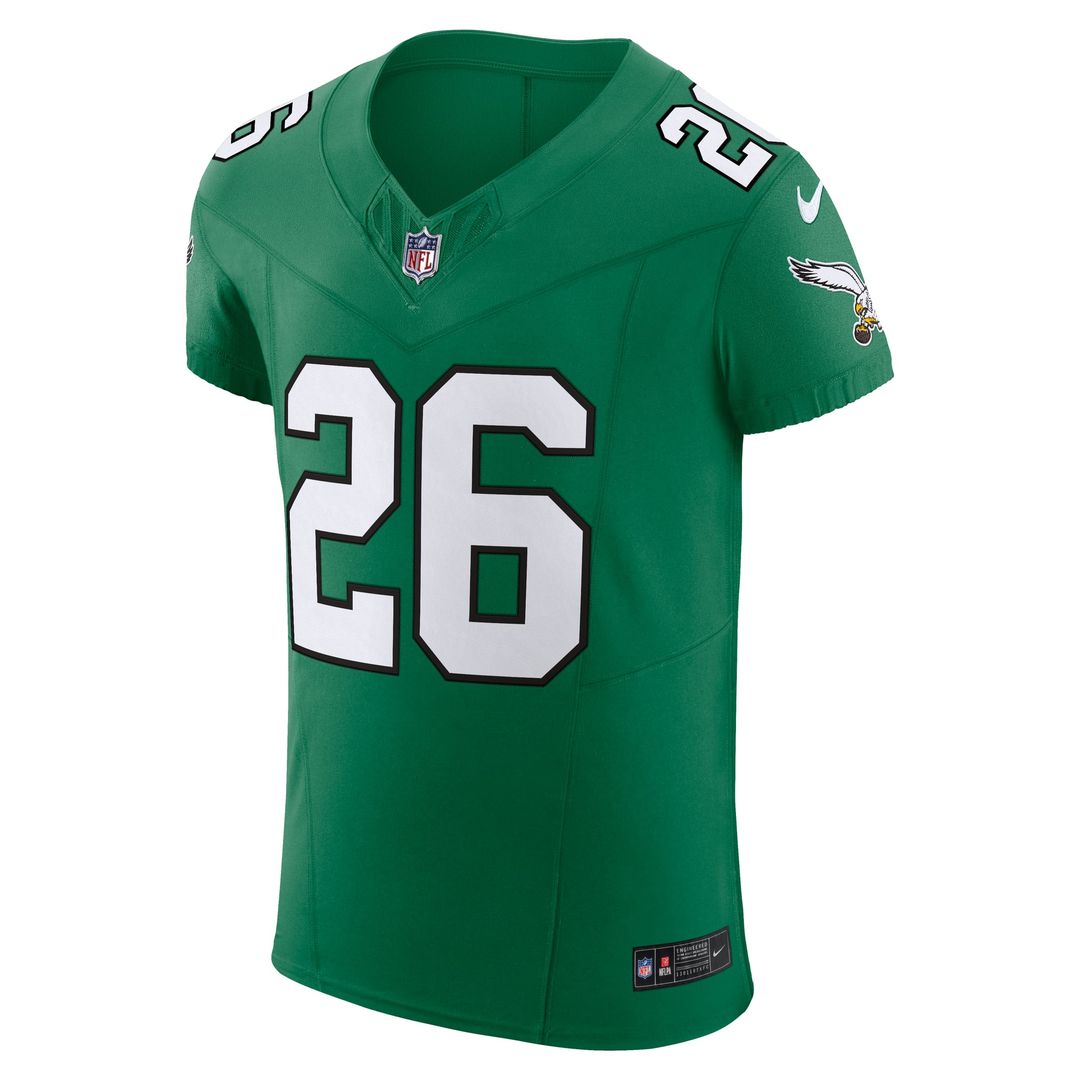 Philadelphia Eagles Saquon Barkley Black Alternate Vapor F.U.S.E. Elite Jersey product image 28, provided for visual