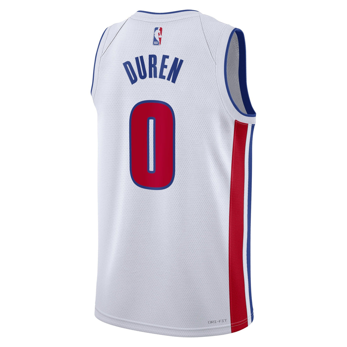 Jalen Duren Detroit Pistons Association Edition Swingman Jersey - White - Unisex product image 3, provided for visual