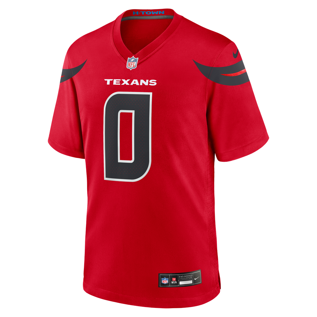 Houston Texans Azeez Al-Shaair Navy Team Game Jersey product image 14, provided for visual reference and product detail