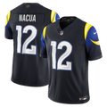 Los Angeles Rams Puka Nacua Dark Blue Rivalries Collection Stitched Limited Jersey product image 1, provided for visual