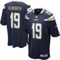 San Diego Chargers Lance Alworth Navy Gridiron Classics Retired Player Game Jersey product image 1, provided for visual