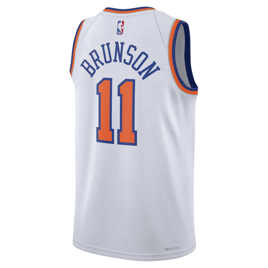 New York Knicks Association Swingman Jersey - Jalen Brunson - Unisex product image 4, provided for visual reference and